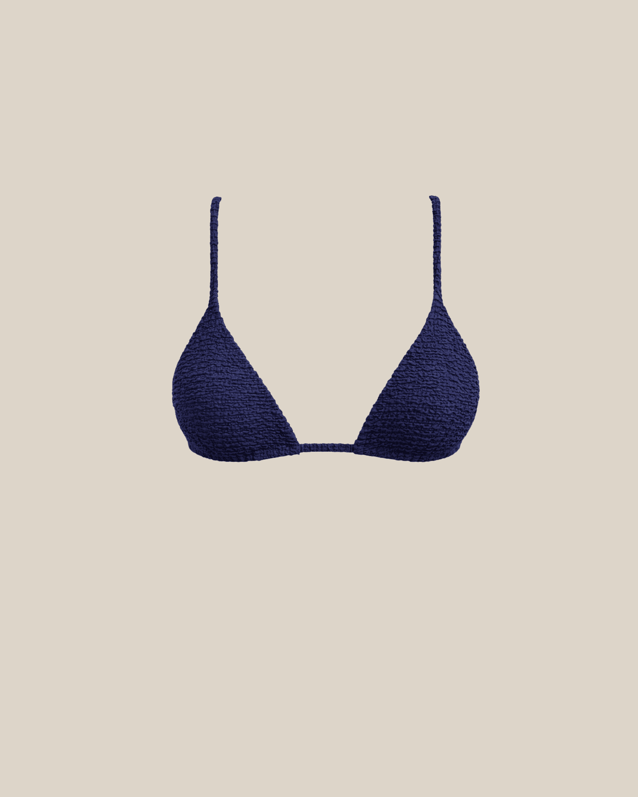 Lady Top - Navy Crinkle