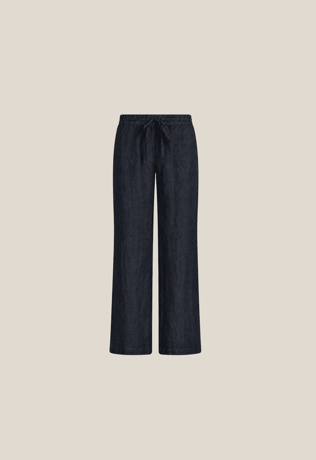 Linen Drawstring - Navy