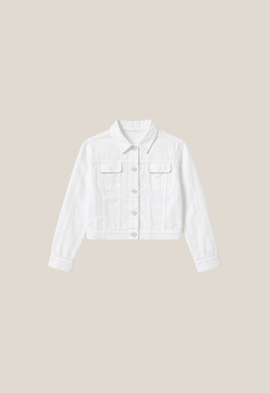 Linen Jacket - White