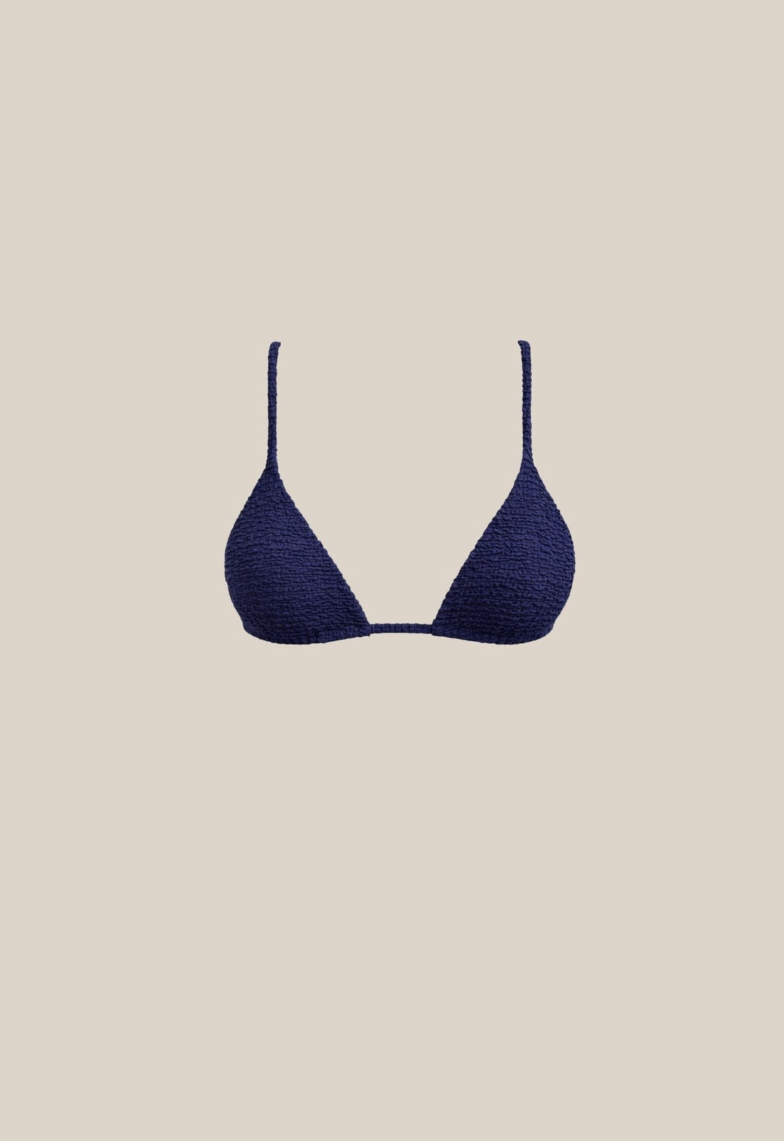 Lady Top - Navy Crinkle