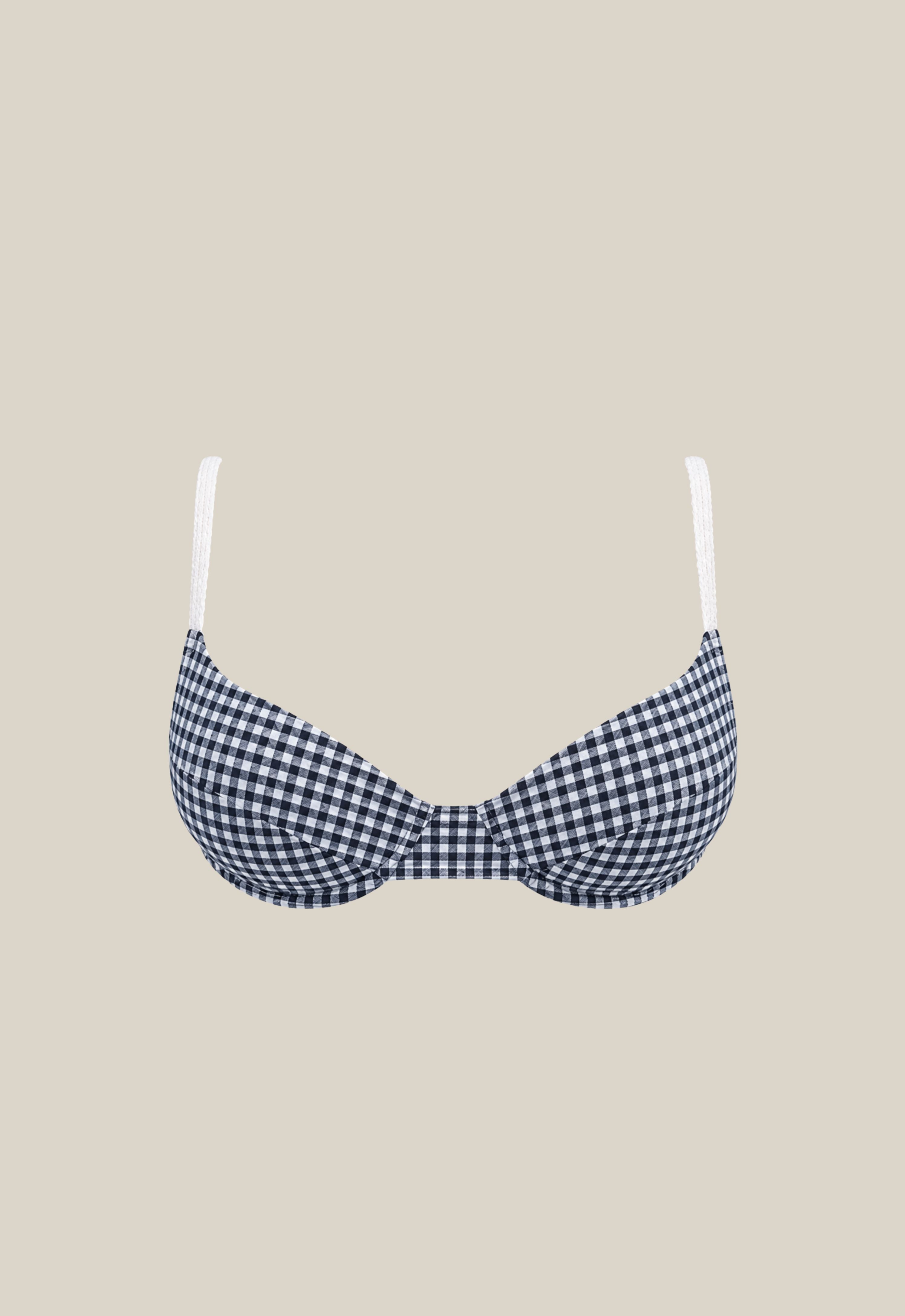 Cannonball Top - Navy Gingham