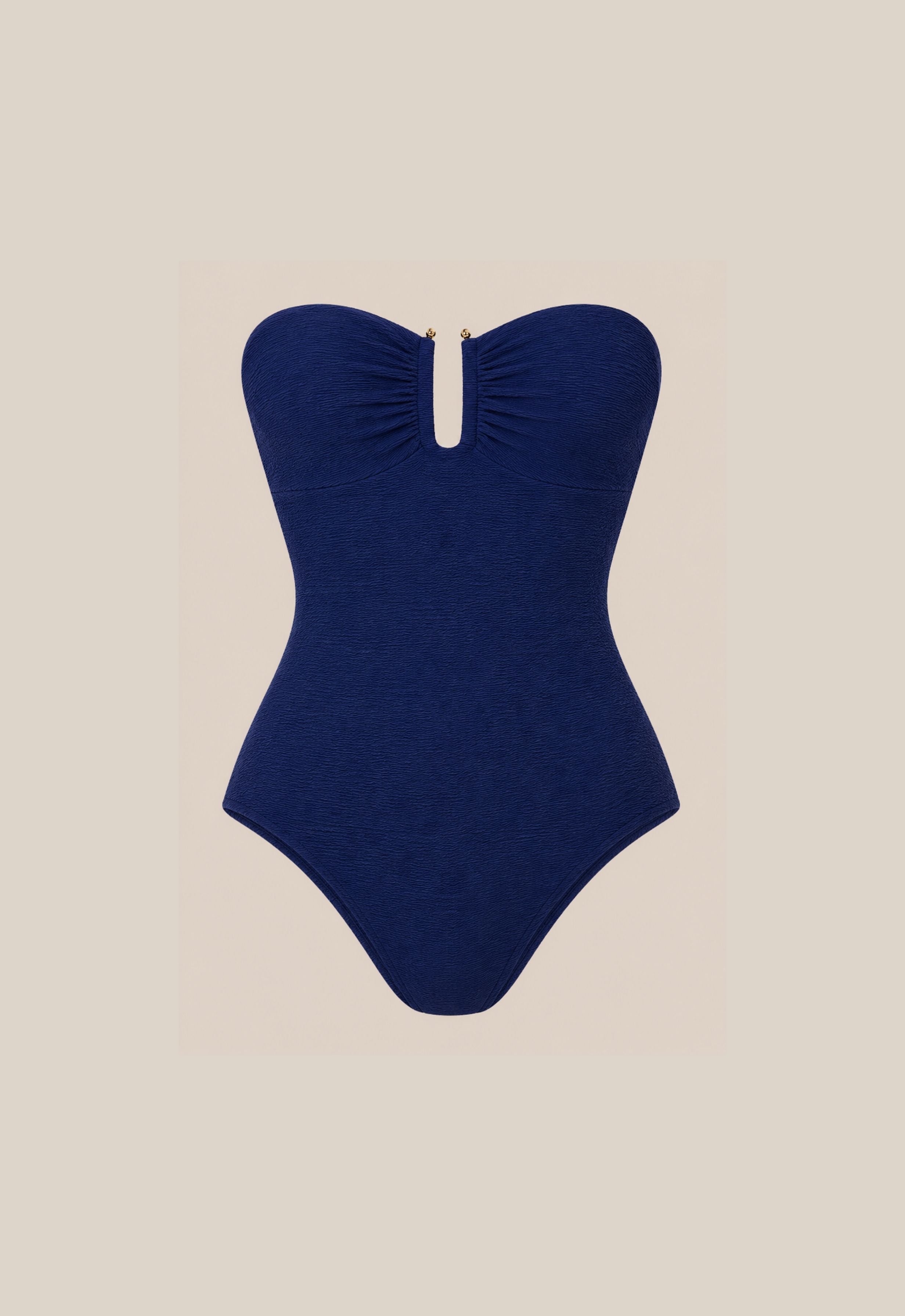 Sienna One Piece - Navy Crinkle