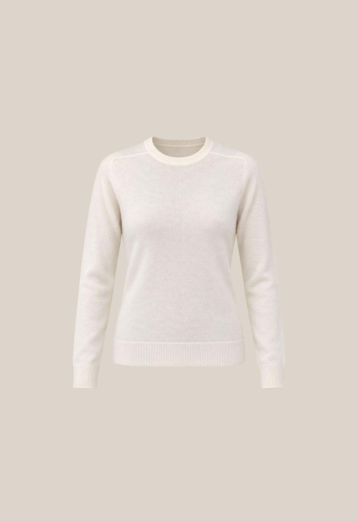 Cashmere Crew Sweater - Ivory