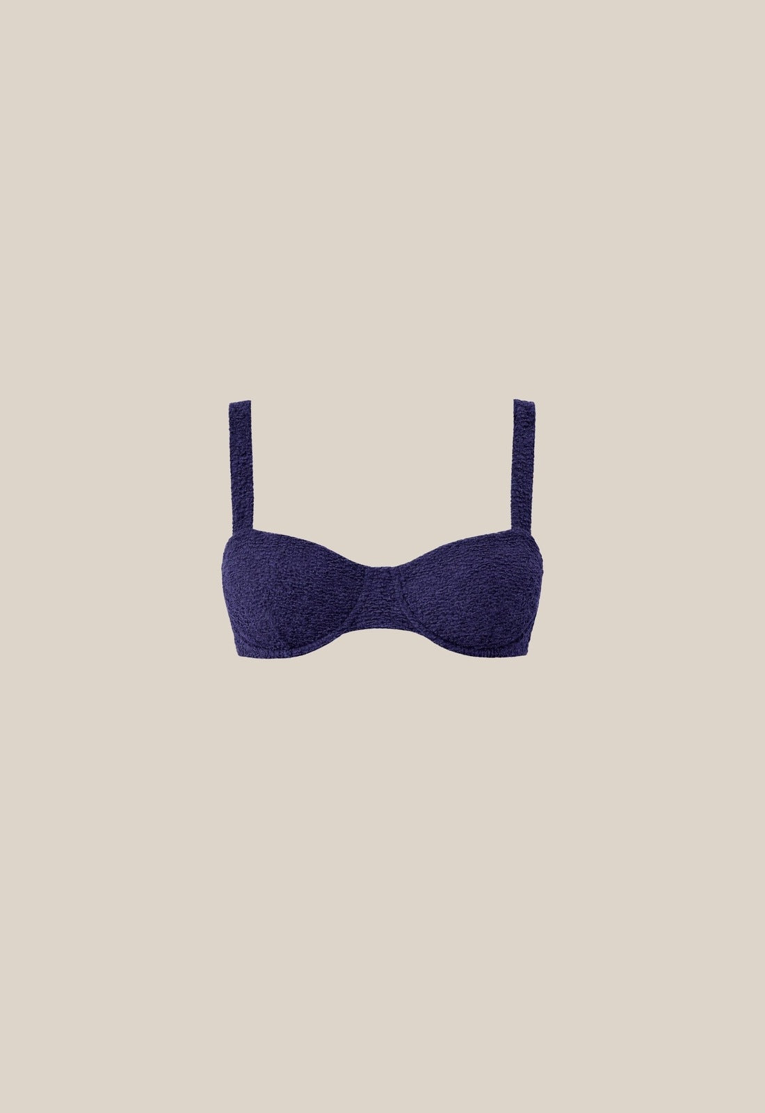Kate Top - Navy Crinkle