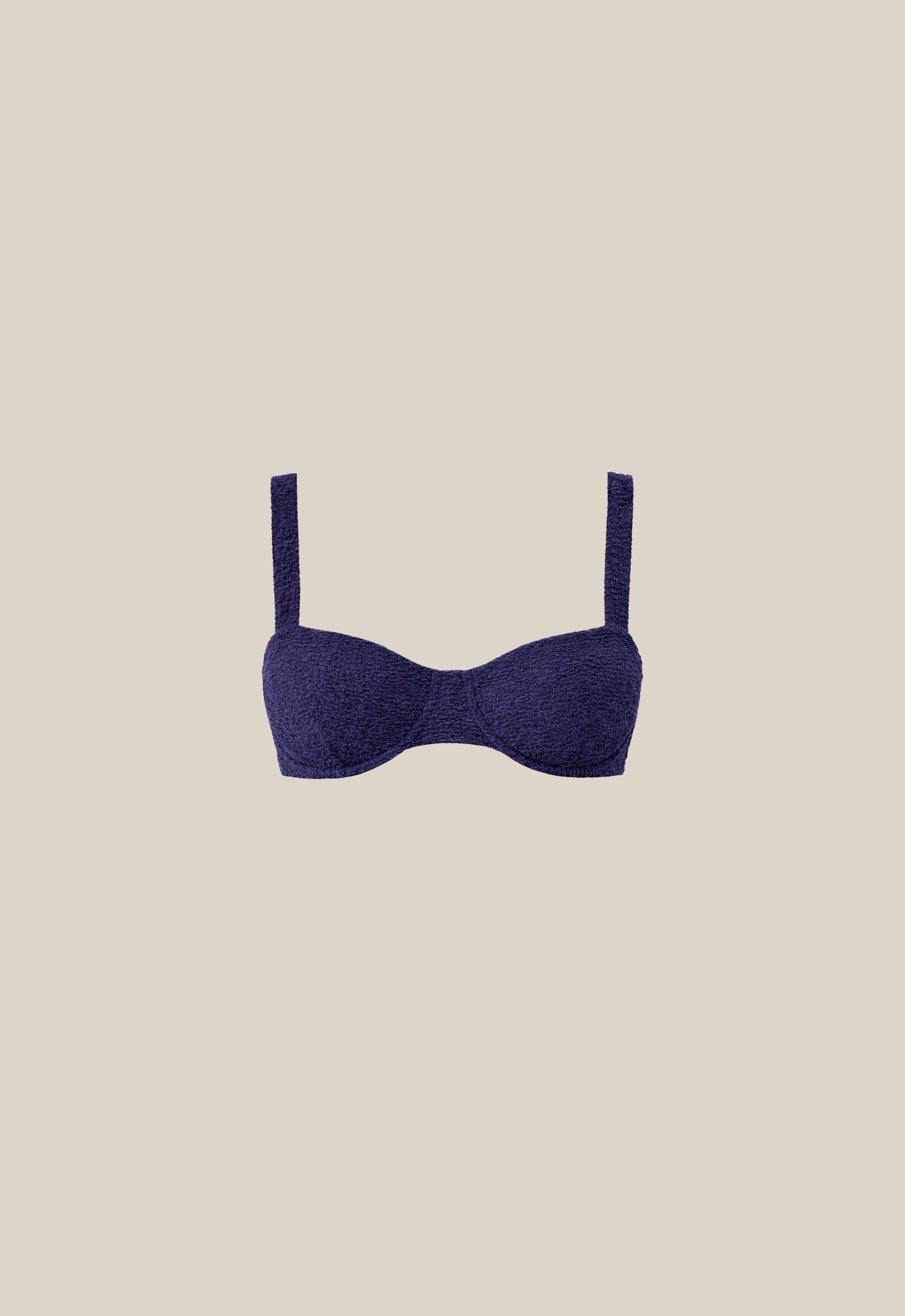 Kate Top - Navy Crinkle