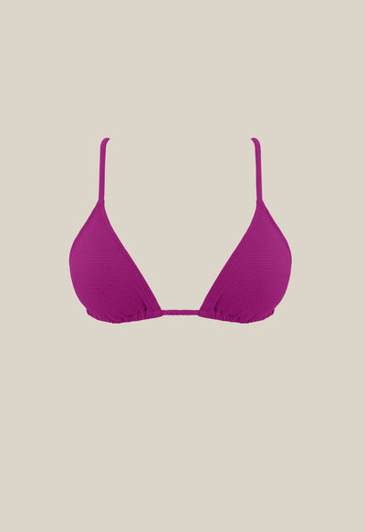 fuschia-triangle-bikini-top