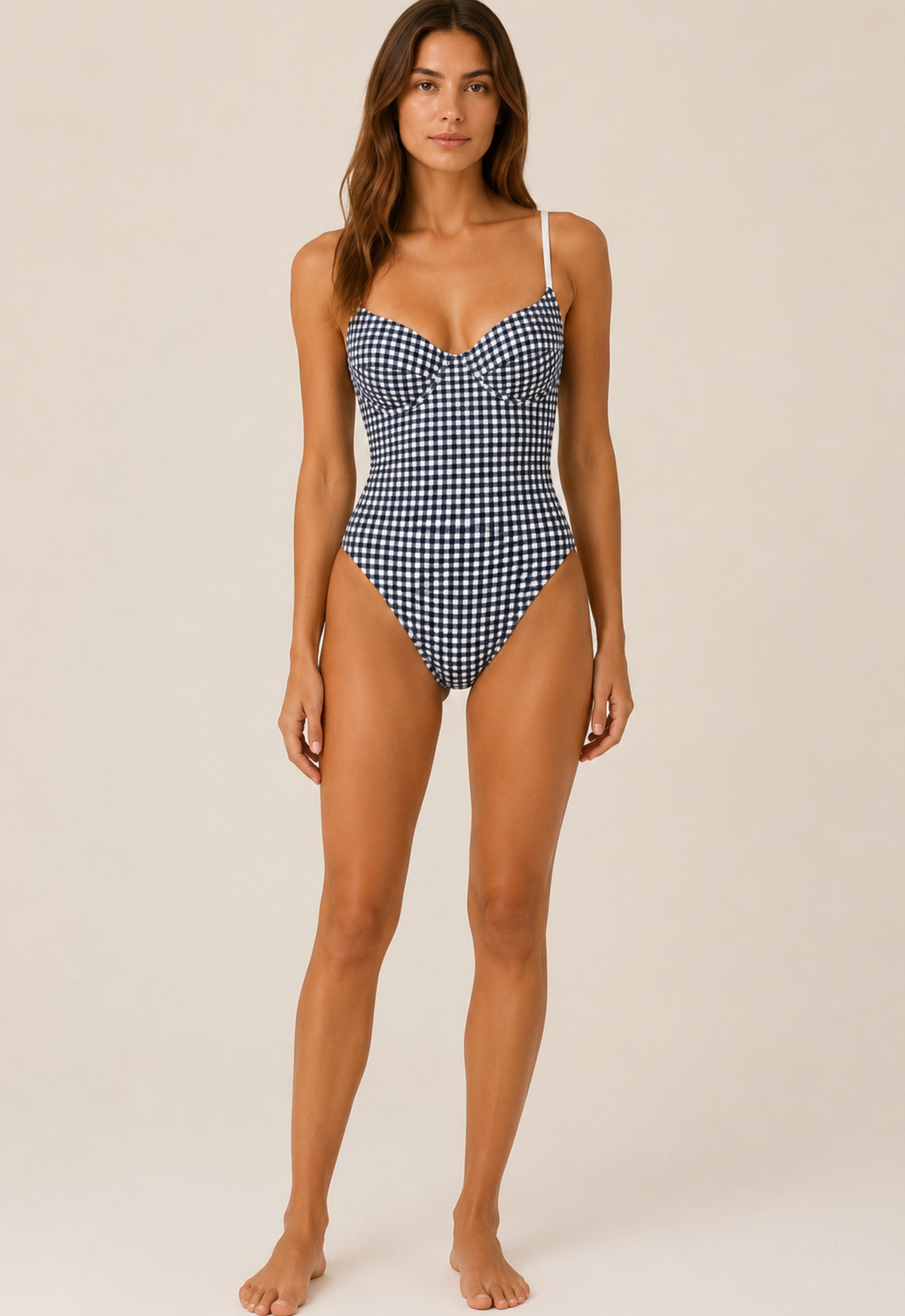 Hero - Navy Gingham