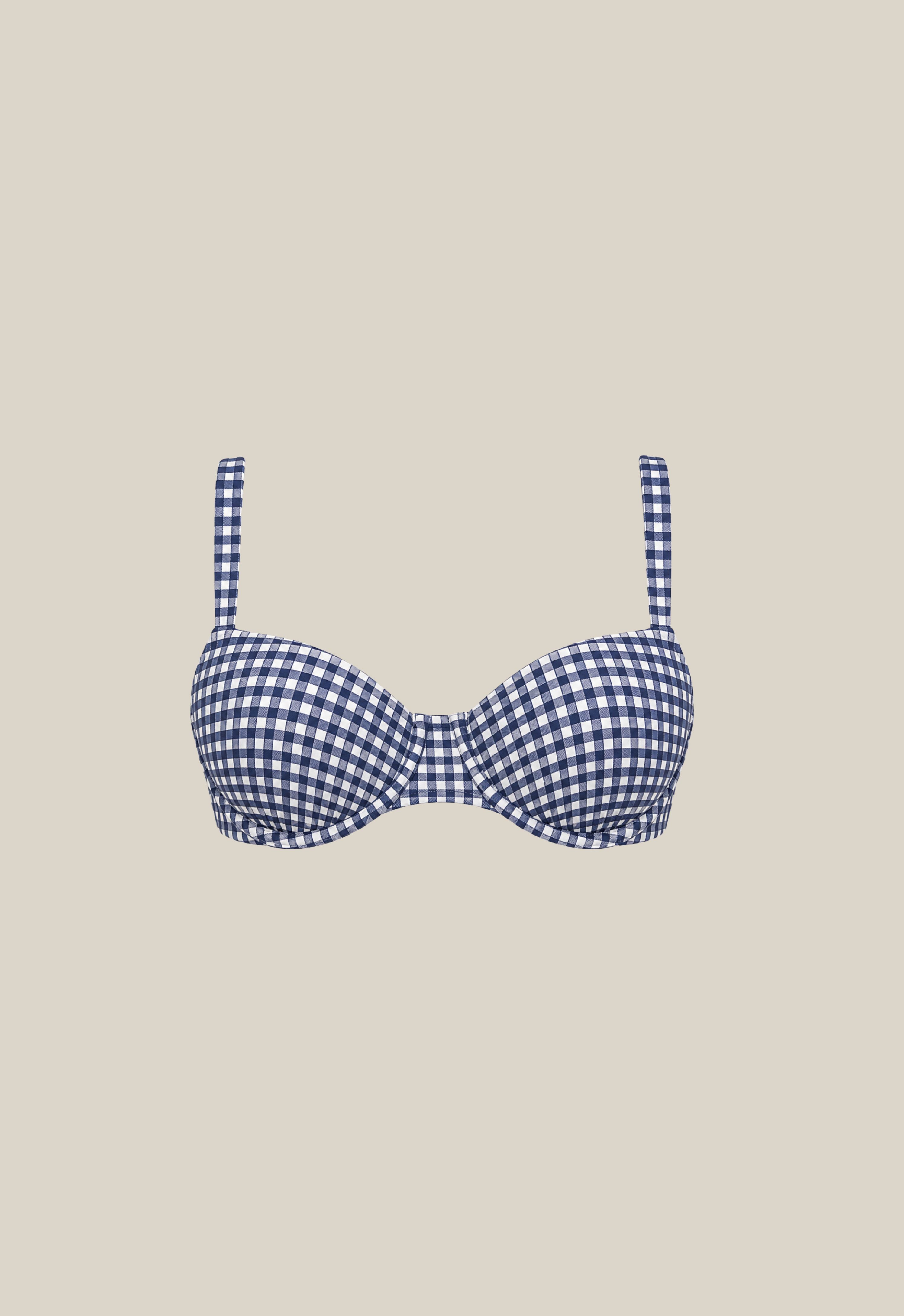 Kate Top - Navy Gingham