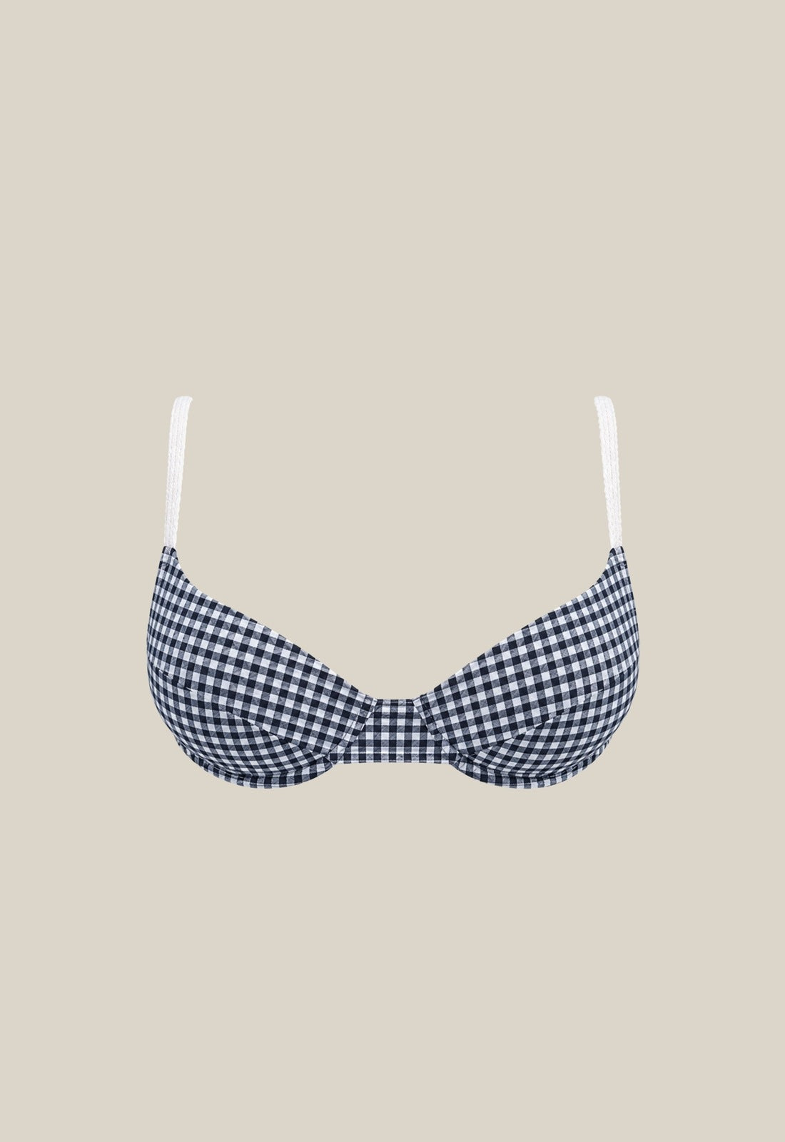 Cannonball Top - Navy Gingham