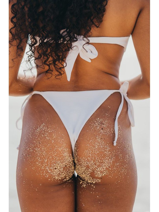 white brazilian bikini bottom