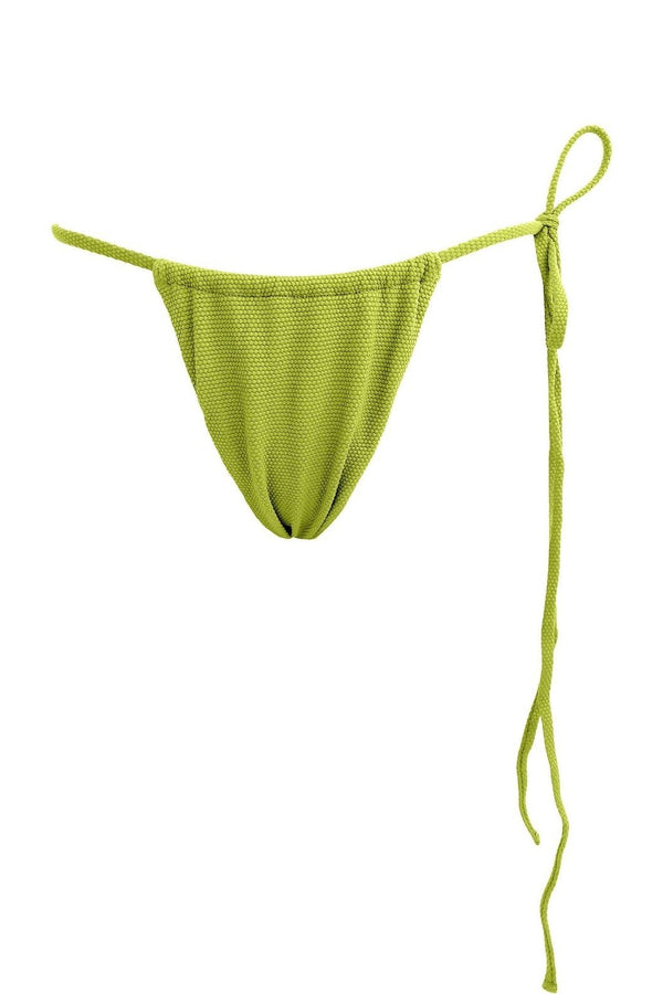 lime green tie bikini bottoms