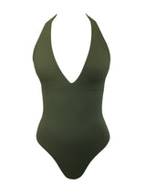 one piece swimsuit olive green