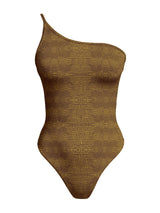 tan one piece swimsuit