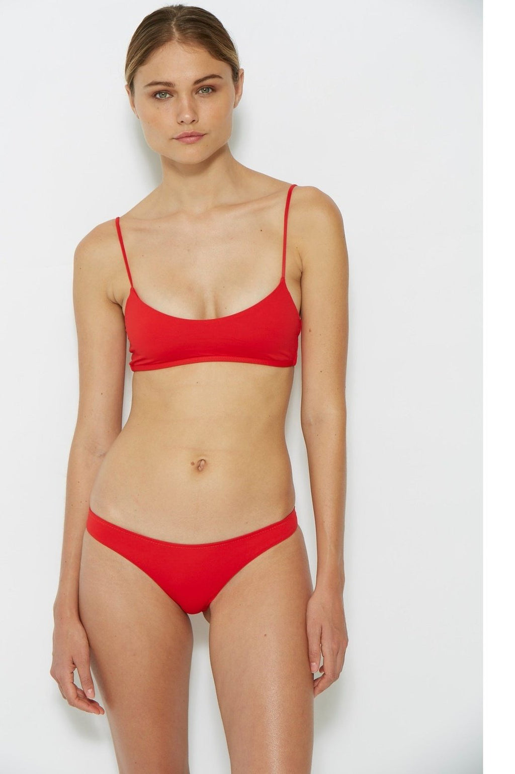 Red Crop Bikini
